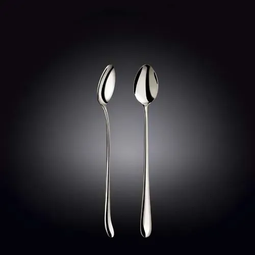 Wilmax WL-999121/A 7.75-Inch Stella Stainless Steel Long Drink Spoon, 432/CS