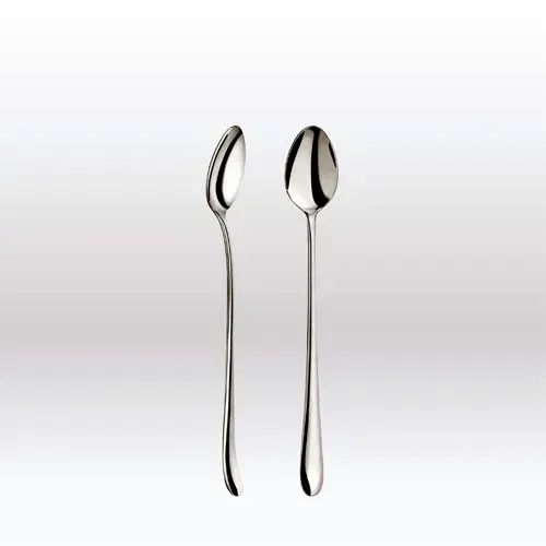 Wilmax WL-999121/A 7.75-Inch Stella Stainless Steel Long Drink Spoon, 432/CS