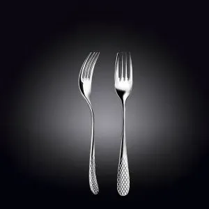 Wilmax WL-999201/6C 8-Inch Julia Stainless Steel Dinner Fork, 6-Piece Set in a Gift Box, 48 Sets/CS