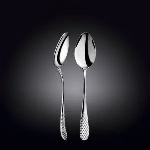 Wilmax WL-999202/6C 8-Inch Julia Stainless Steel Dinner Spoon, 6-Piece Set in a Gift Box, 48 Sets/CS