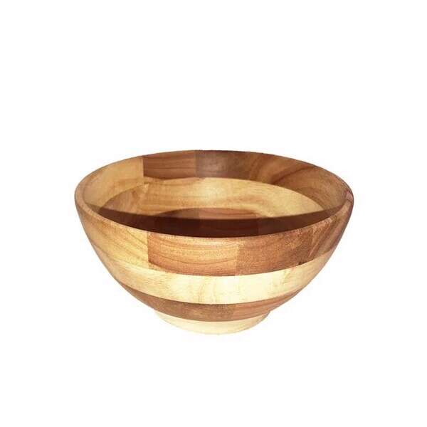 Wilmax ZG-660710, 10-Inch Acacia Wood Stackable Round Bowl, 24/CS