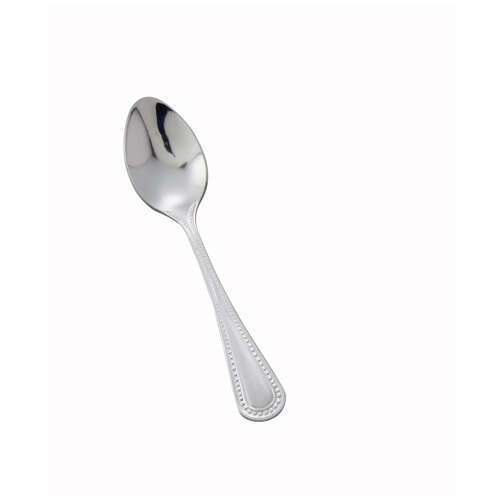 - 0005-09, Dots Heavyweight Demitasse Spoon, 18/0 Stainless Steel, Mirror Finish, 12/Pack