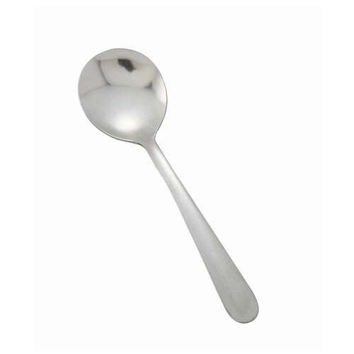 - 0012-04, Windsor Heavyweight Bouillon Spoon, 18/0 Stainless Steel, Vibro Finish, 12/Pack