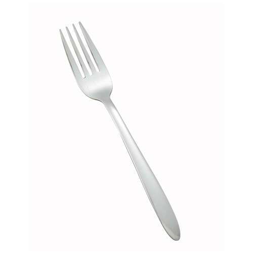 - 0019-05, Flute Heavyweight Dinner Fork, 18/0 Stainless Steel, Mirror Finish, 12/Pack