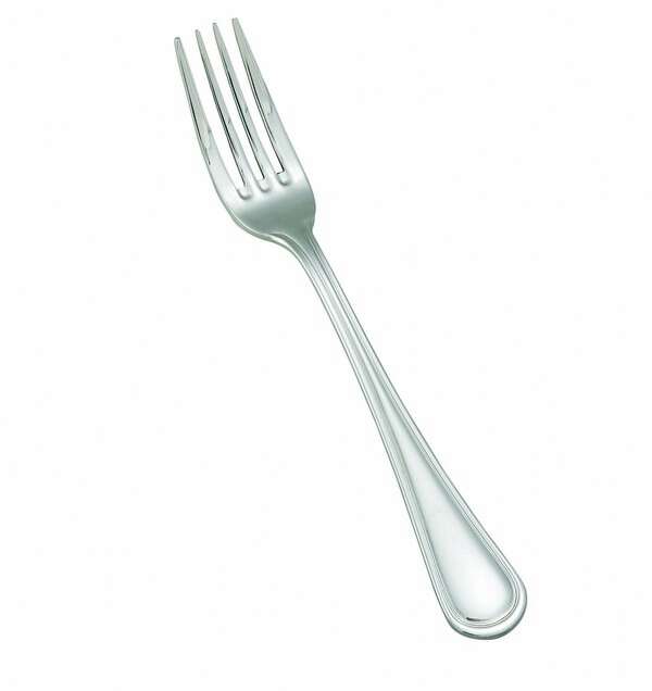- 0021-05, Continental Extra Heavyweight Dinner Fork, 18/0 Stainless Steel, Mirror Finish, 12/Pack