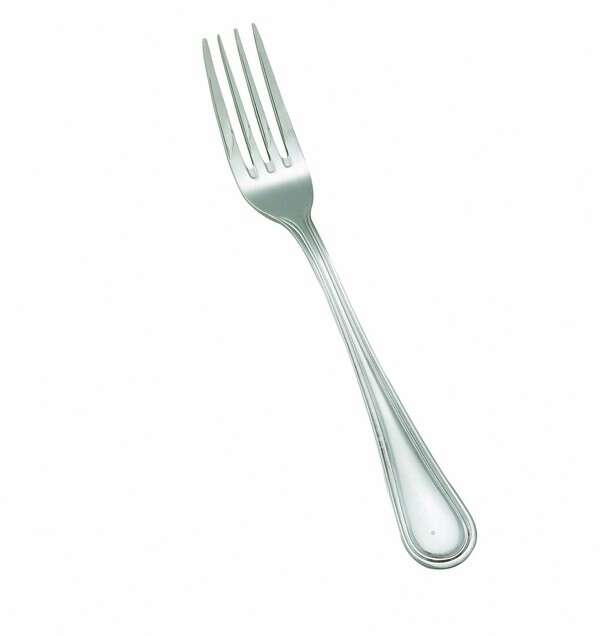 - 0021-06, Continental Extra Heavyweight Salad Fork, 18/0 Stainless Steel, Mirror Finish, 12/Pack
