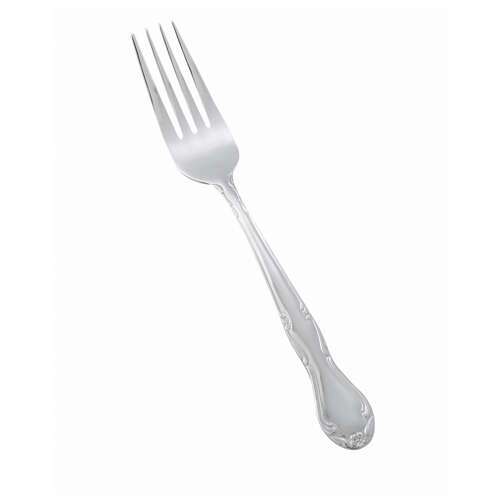 - 0024-05, Elegance Plus Heavyweight Dinner Fork, 18/0 Stainless Steel, Mirror Finish, 12/Pack