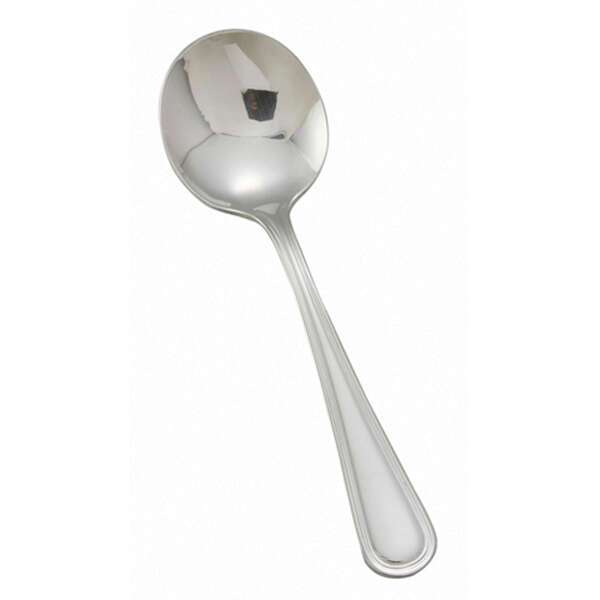 - 0030-04, Shangarila Extra Heavyweight Bouillon Spoon, 18/8 Stainless Steel, Mirror Finish, 12/Pack