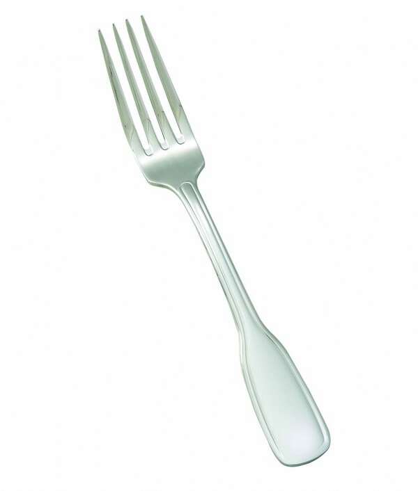- 0033-05, Oxford Extra Heavyweight Dinner Fork, 18/8 Stainless Steel, Mirror Finish, 12/Pack