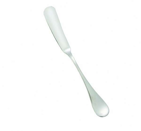 - 0037-12, Venice Extra Heavyweight Butter Spreader, 18/8 Stainless Steel, Mirror Finish, 12/Pack