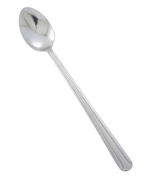 - 0081-02, Dominion Medium Weight Iced Tea Spoon, 18/0 Stainless Steel, Vibro Finish, Clear View 24/Pack
