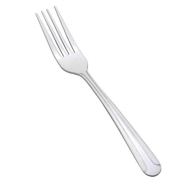 - 0081-05, Dominion Medium Weight Dinner Fork, 18/0 Stainless Steel, Vibro Finish, Clear View 24/Pack