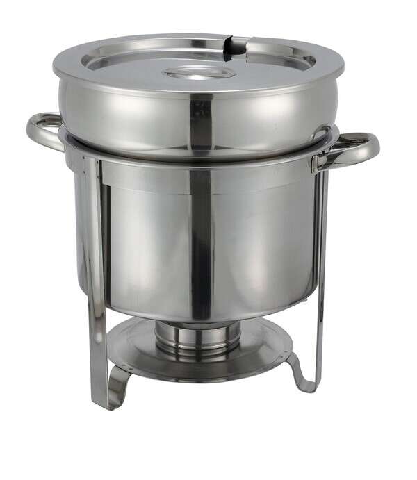 - 211, 11-Quart Chafer-Style Stainless Steel Soup Warmer, EA