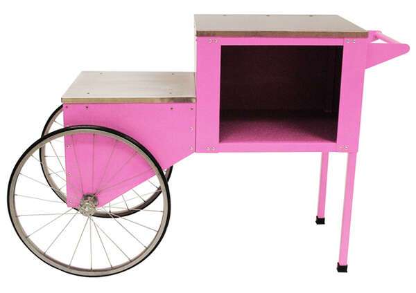 Winco 30090, BenchmarkUSA™ Zephyr Cotton Candy Machine Cart w/ 3 Cone Holders