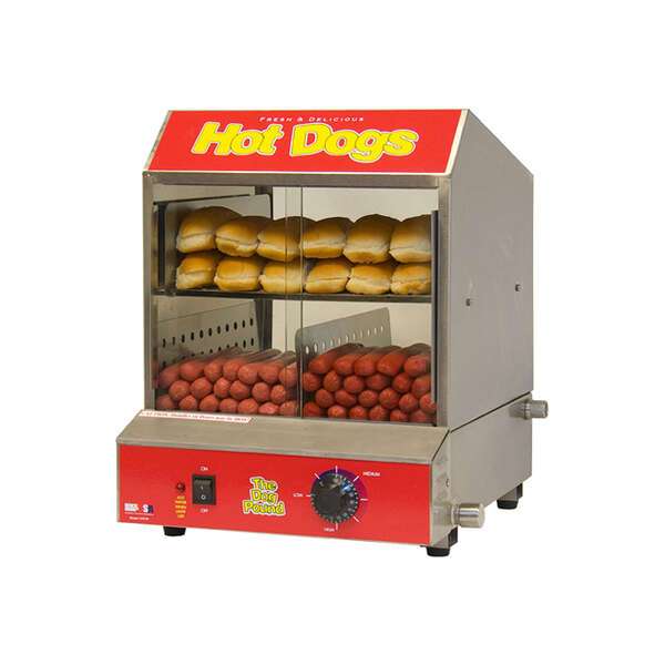 Winco 60048, BenchmarkUSA™ Dog Pound Hot Dog Steamer