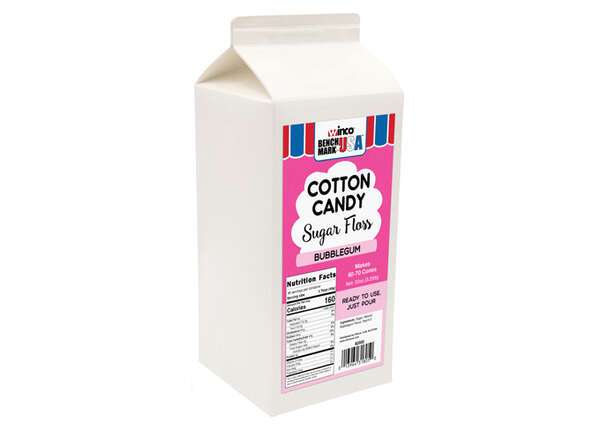 Winco 82002, Benchmark Cotton Candy Floss- Bubblegum 3.25lb