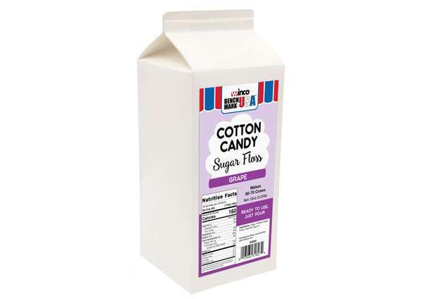 Winco 82004, Benchmark Cotton Candy Floss- Grape 3.25lb