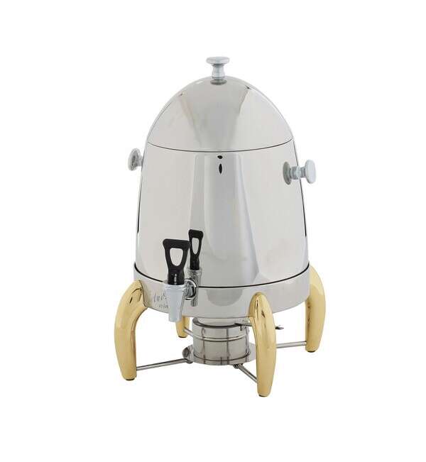 Winco 903A, 3-Gallon Coffee Urn with Gold Legs and Handles