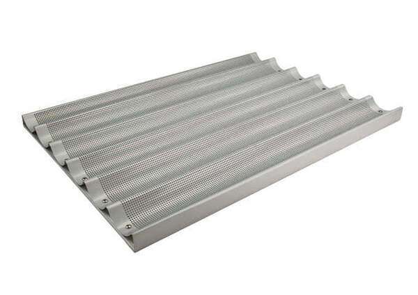 - ABPN-6, 18x26-Inch 6 Slot Long Aluminum Baguette Pan, NSF