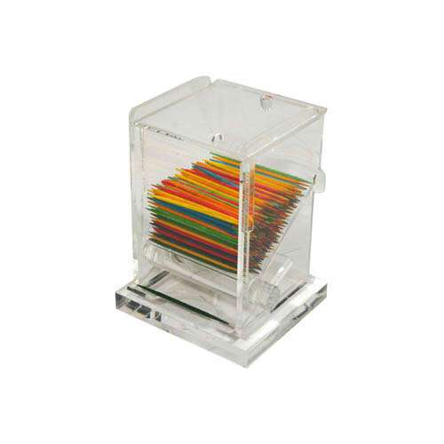 - ACTD-3, 3x2.5x4-Inch Clear Acrylic Toothpick Dispenser