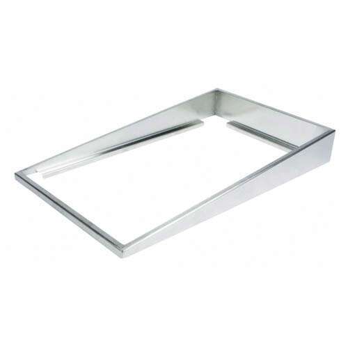 - ADB-4, Angled Display Adapter for Steam Tables, Stainless Steel