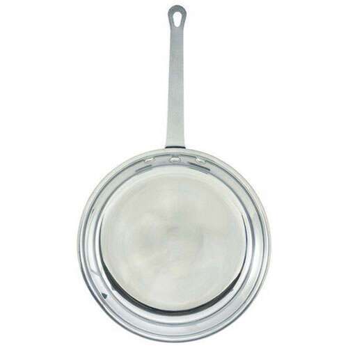 Winco AFP-10, 10-Inch Mirror Finish Aluminum Fry Pan, NSF