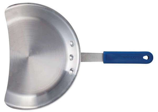 - AGP-10, 10-Inch Dia Aluminum Gyro Pan, Silicone Handle, Blue, NSF
