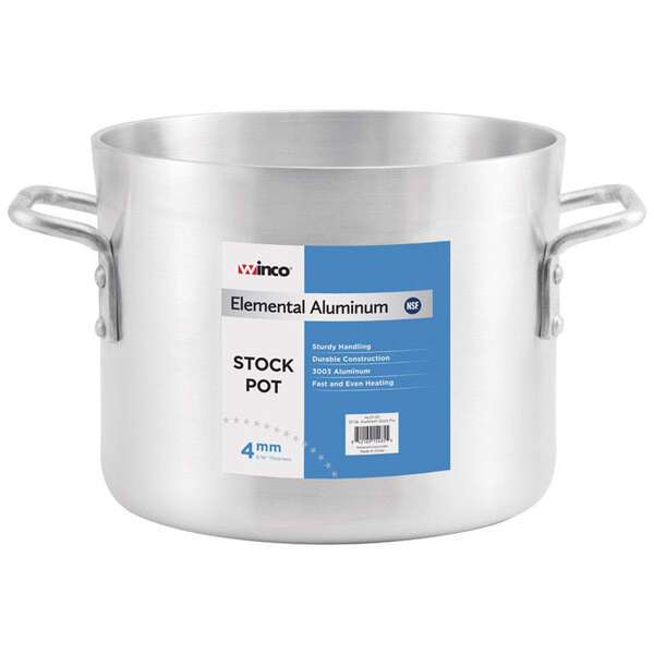 - ALST-60, Aluminum 60-Quart 17.37-Inch High Stock Pot with 16.25-Inch Diameter, NSF