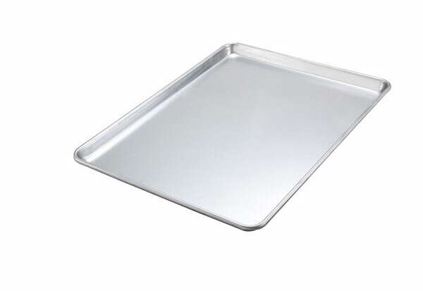- ALXP-1622, 16x22-Inch Two-Third Size 19-Gauge Aluminum Sheet Pan, NSF