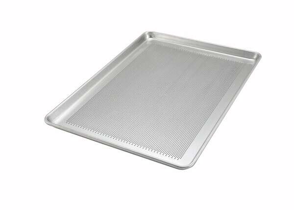 - ALXP-1826P, 18x26-Inch Full-Size 18-Gauge Aluminum Perforated Sheet Pan, NSF