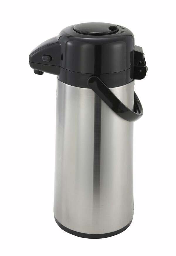 - AP-522, 2.2-Liter Push Button Vacuum Server with Glass Liner