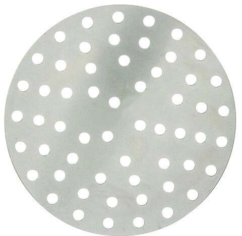 Winco APZP-12P, 12-Inch, Aluminum Perforated Pizza Disk113 Holes Aluminum Perforated Pizza Disk