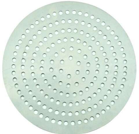 Winco APZP-18SP, 18-Inch, 550 Holes Aluminum Super-Perforated Pizza Disk