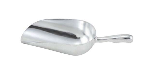- AS-12, 12-Ounce Aluminum Scoop