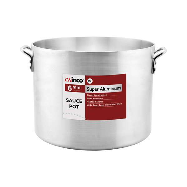 - AXHA-40, 40-Quart Aluminum Sauce Pot with 6-mm Super Aluminum Bottom, NSF