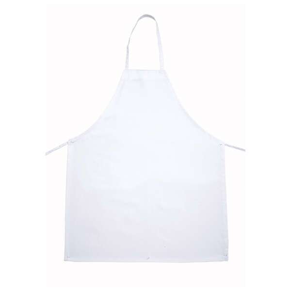 - BA-3226WH, 31x26-Inch White Full Length Bib Apron