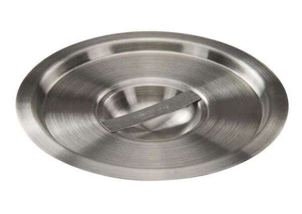 Winco BAMN-3.5C, 7.25-Inch Dia 3.5-Quart Stainless Steel Bain Marie Pot Cover, NSF