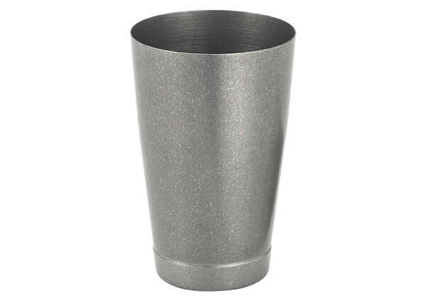 - BASK-20CS, 20 Oz 3.5x5.38-inch 18/8 Stainless Steel Shaker Cup, Crafted Steel Finish