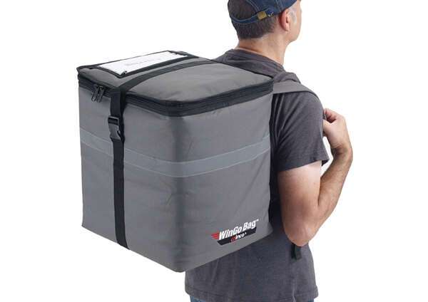 Winco BGDB-1616, WinGo Premium Insulated Catering/Delivery Backpack