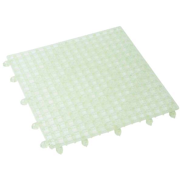 - BML-12C, 12x12-Inch Interlocking Bar Mat, Clear Color