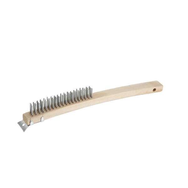 - BR-319, 3x19-Inch Steel-Bristled Wire Brush with Wood Handle, 1-Dozen