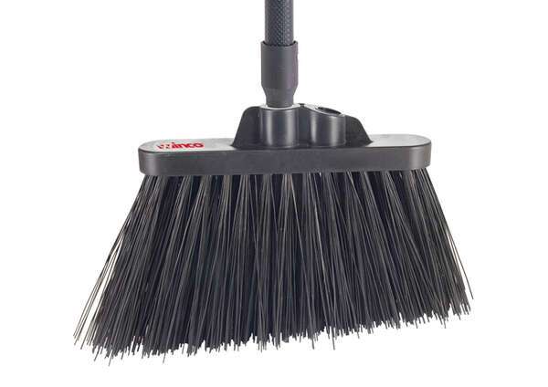 Winco BRAU-9K-H, 48-inch Fiberglass Handle Heavy-Duty Angled Broom, Unflagged