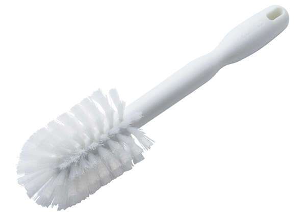 - BRB-12, 12x2.75-inch White Bottle Cleaning Brush, Soft Bristles