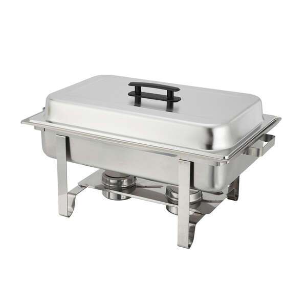 - C-3080B, 8-Quart Economy Stainless Steel Chafer