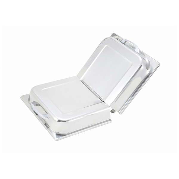 - C-HDC, Stainless Steel Hinged Dome Cover with Handle for Chafers,