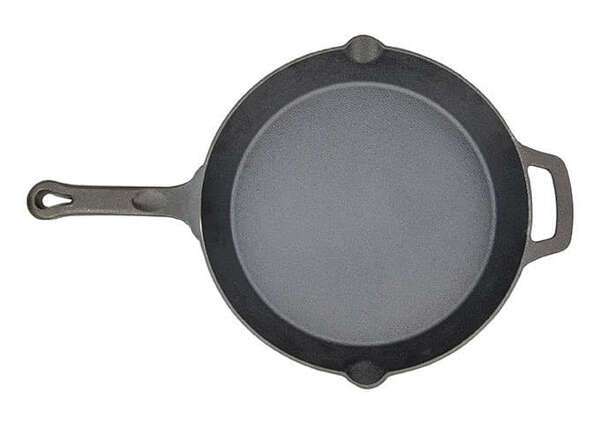 - CAST-12, 12-Inch Dia FireIron Cast Iron Skillet, EA