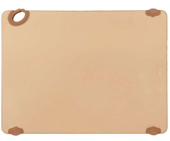 Winco CBK-1520BN 15x20x0.5-Inch STATIK BOARD™ Brown Cutting Board with Hook, EA