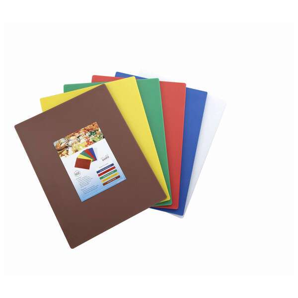 - CВЅT-1520, 15x20x0.5-Inch Six-Color Cutting Board Set, NSF
