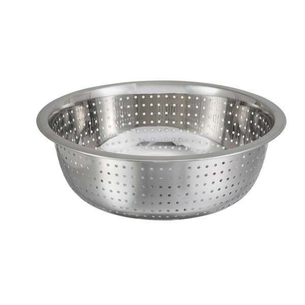 - CCOD-11S, 11-Inch Diameter Stainless Steel Chinese Colander with 2.5 mm Holes