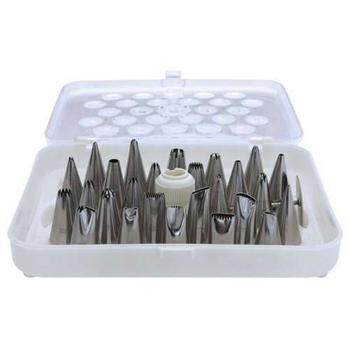 - CDT-26, 26-Piece Stainless Steel Decorating Tip Set
